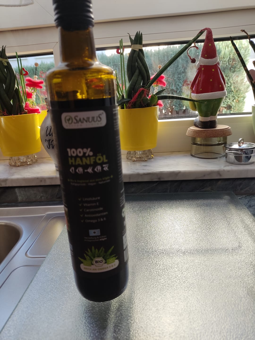 Customer photo review of SANUUS® Allgäu Bio Hanföl kaltgepresst 4x500ml für Mensch & Tier - High Omega-3-6-9