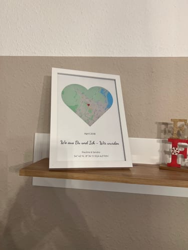 Kundenbewertung mit Foto zu "Unser Ereignis" - Personalisierte Acryltafel