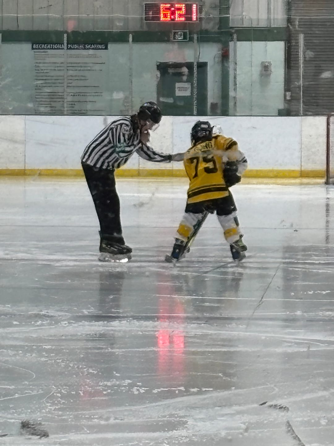 Customer photo review of ZL1 HOCKEY REFEREE JERSEY WITH SNAPS - LINESMAN