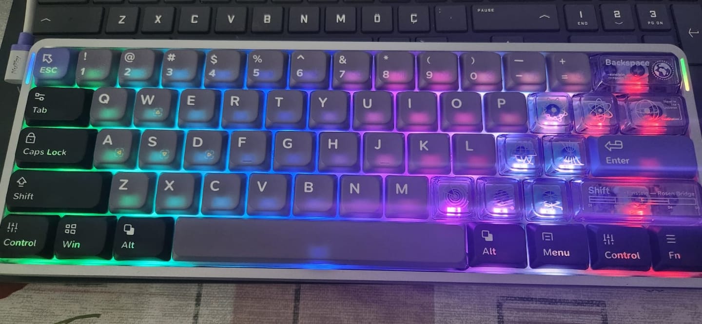 Customer photo review of NuPhy Air60 HE Klavye (Manyetik Switch / HE)