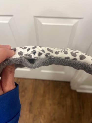 Customer photo review of Homely Fleece Hidey | Dreamy Dalmatian