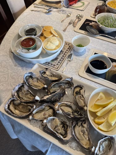 Customer photo review of Fresh NZ Oysters (Half-Shell) 6 Pieces