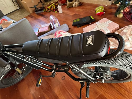 Customer photo review of Thrill Seekers Seat Cover - Super73 Z Series