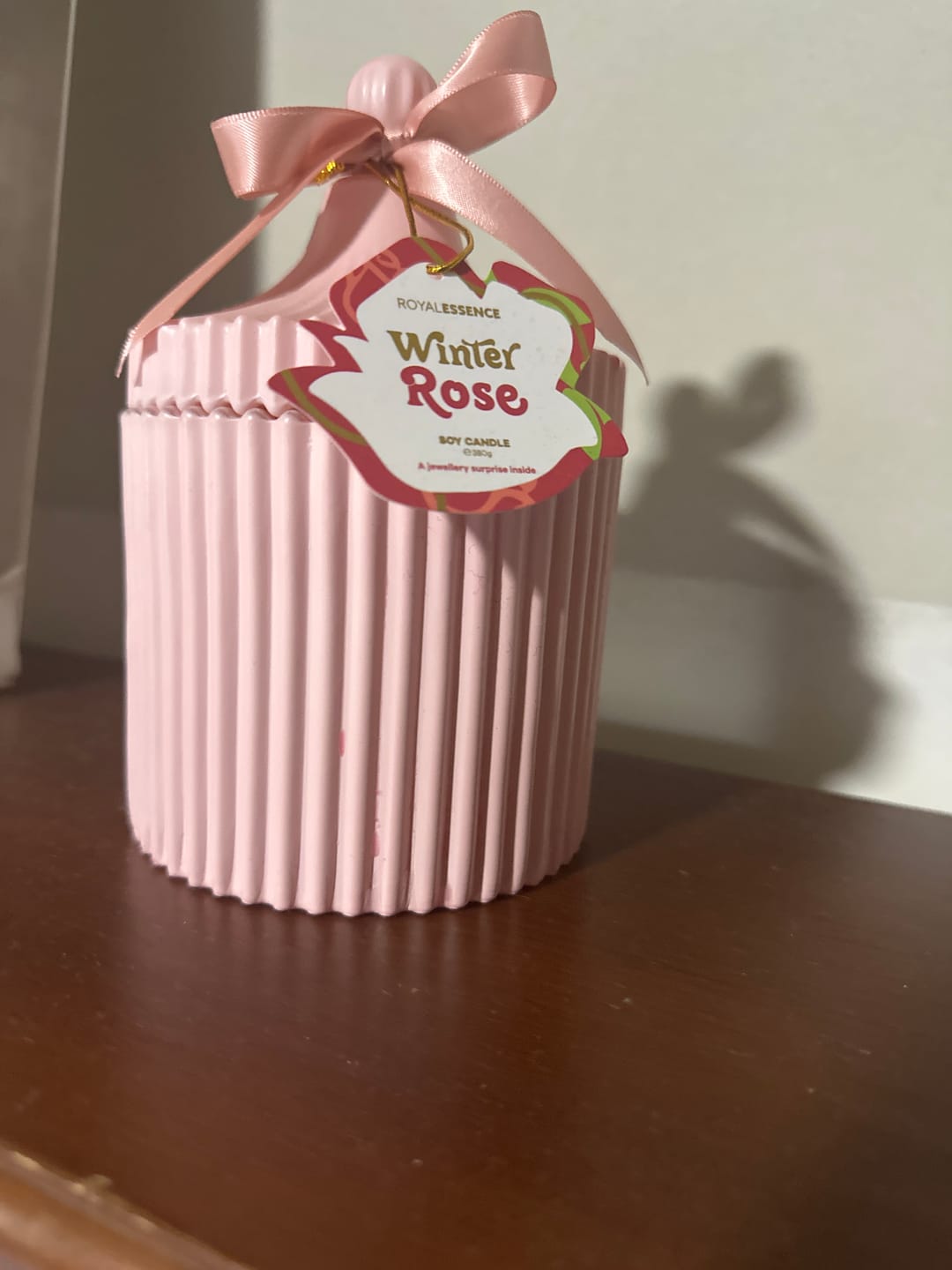Customer photo review of Winter Rose (Candle)