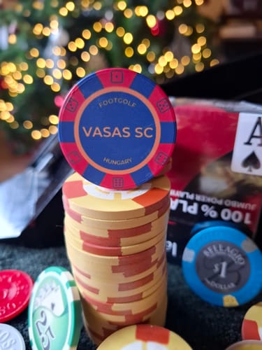 Customer photo review of Custom Poker Chips