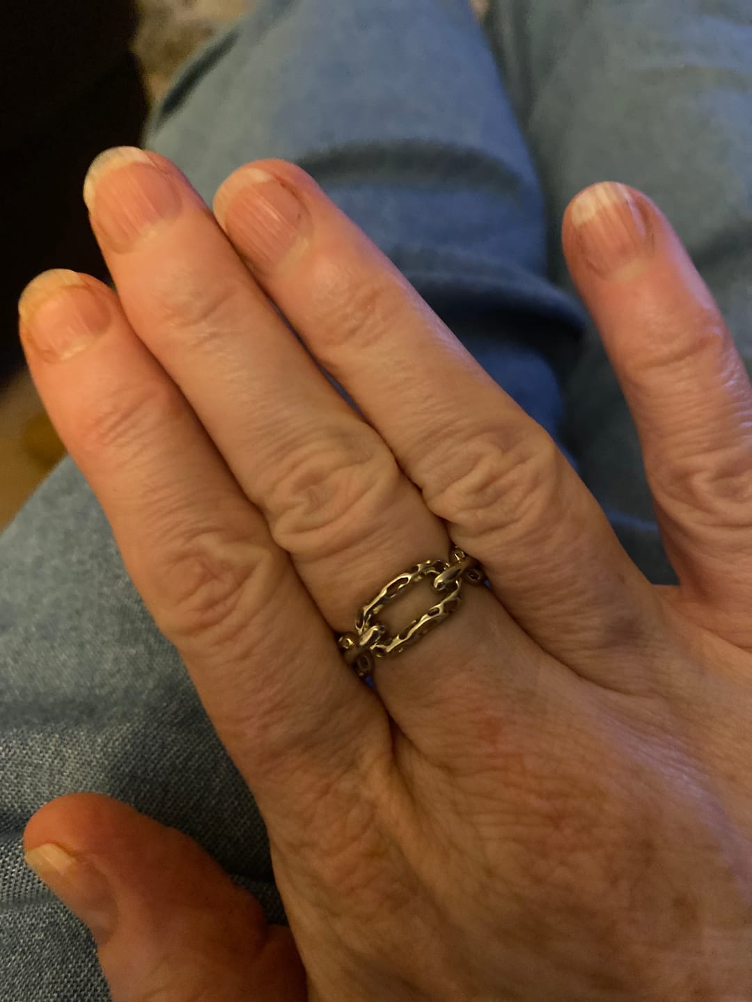 Customer photo review of Allegro Small Link Ring