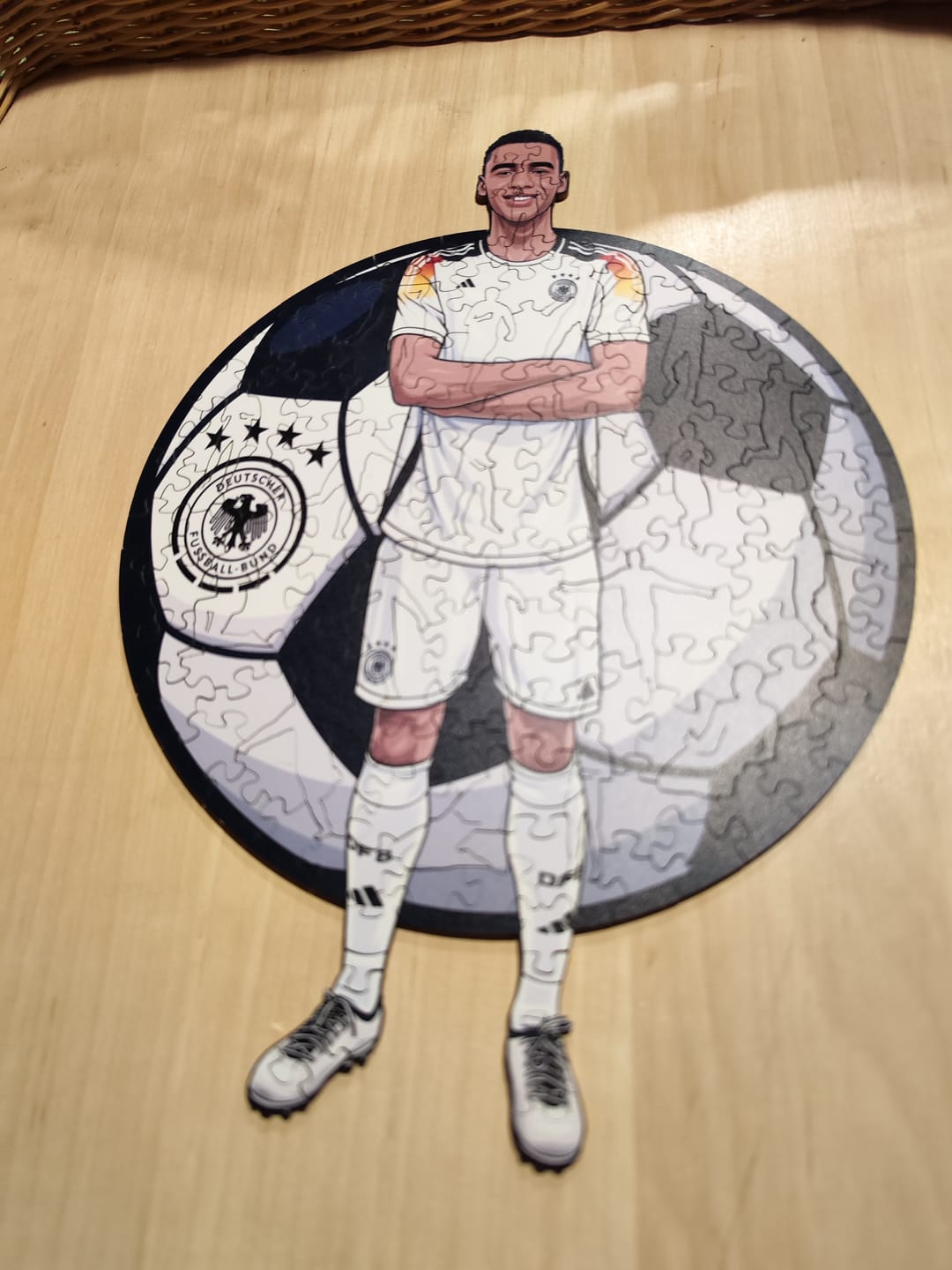 Customer photo review of Jamal Musiala - Holzpuzzle