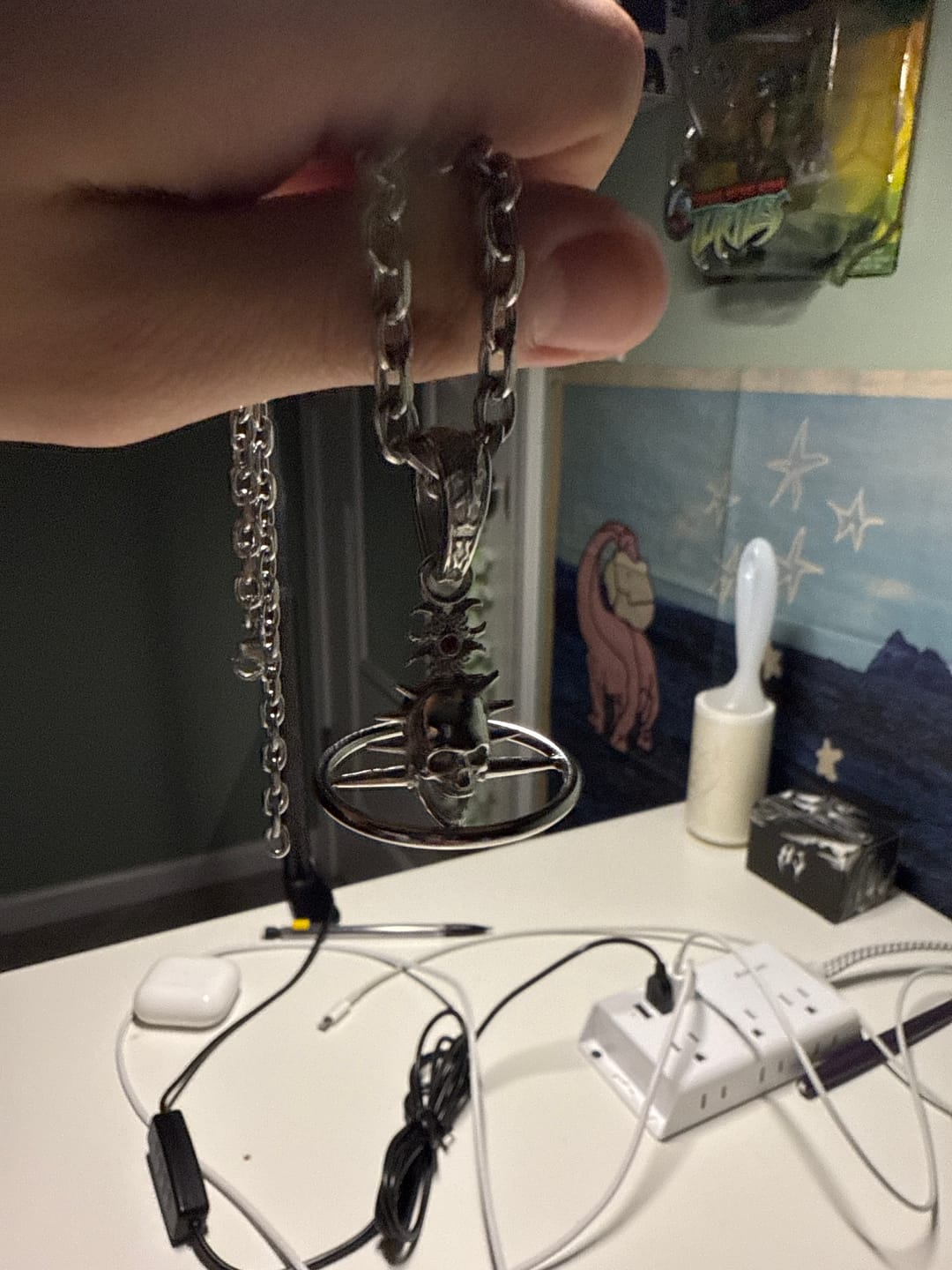 Customer photo review of ORBITUARY PENDANT