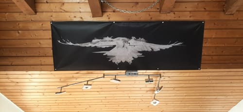 Customer photo review of Fahne inkl. Druck