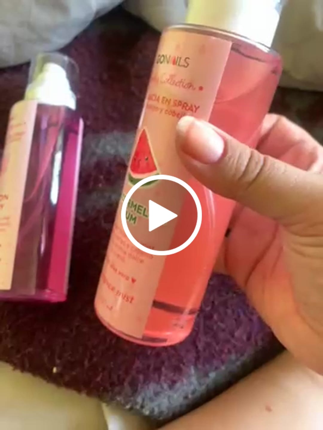 Customer video review of Fragancia Corporal - Chicle Sandia