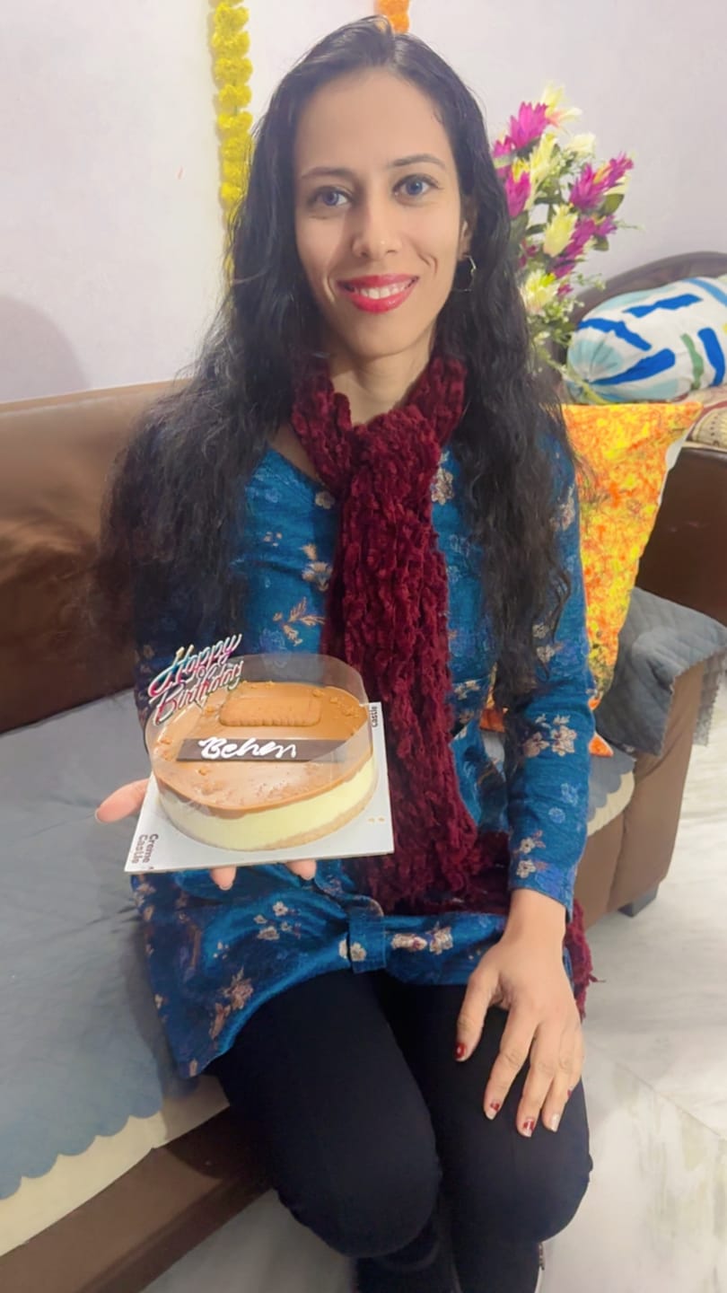 Customer photo review of Lotus Biscoff Cheesecake