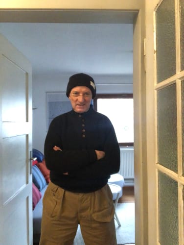 Customer photo review of US Army High Neck Wool Sweater - Black