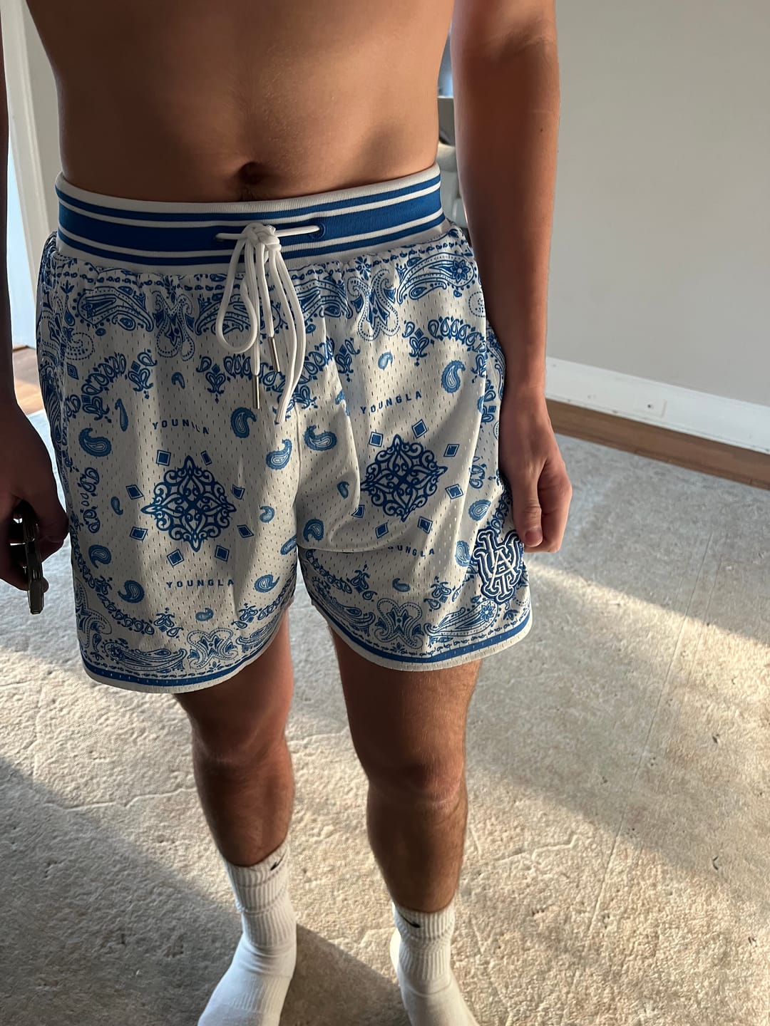 Customer photo review of 132 Infamous Bandana Shorts