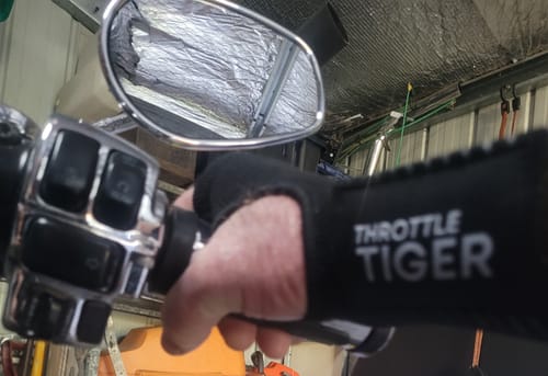 Customer photo review of Motorcycle Wrist Support - Ride Without Wrist Pain