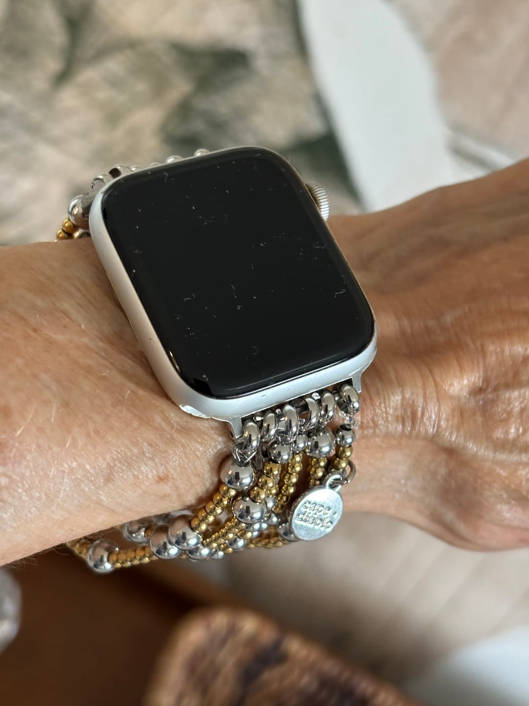 Customer photo review of Eternal Glow Stretch Apple Watch Strap