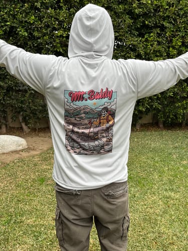 Customer photo review of Custom Hooded UPF Shirt