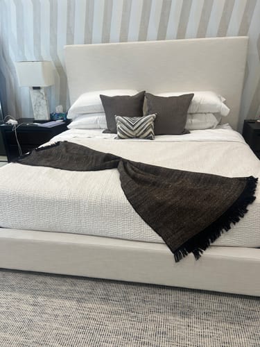 Customer photo review of Down Feather Pillow Insert