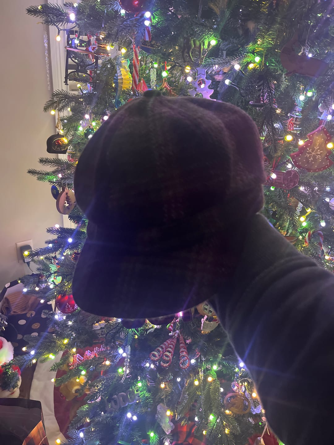 Customer photo review of Women's Scottish Harris Tweed Newsboy Hat
