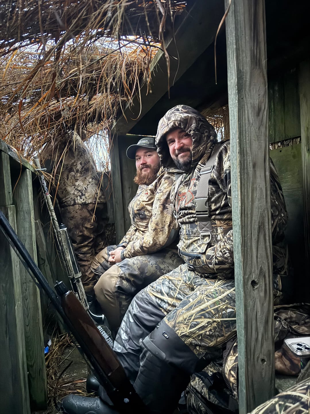 Customer photo review of AquaWade Pro Insulated Duck Waterfowl Hunting Breathable Chest Waders