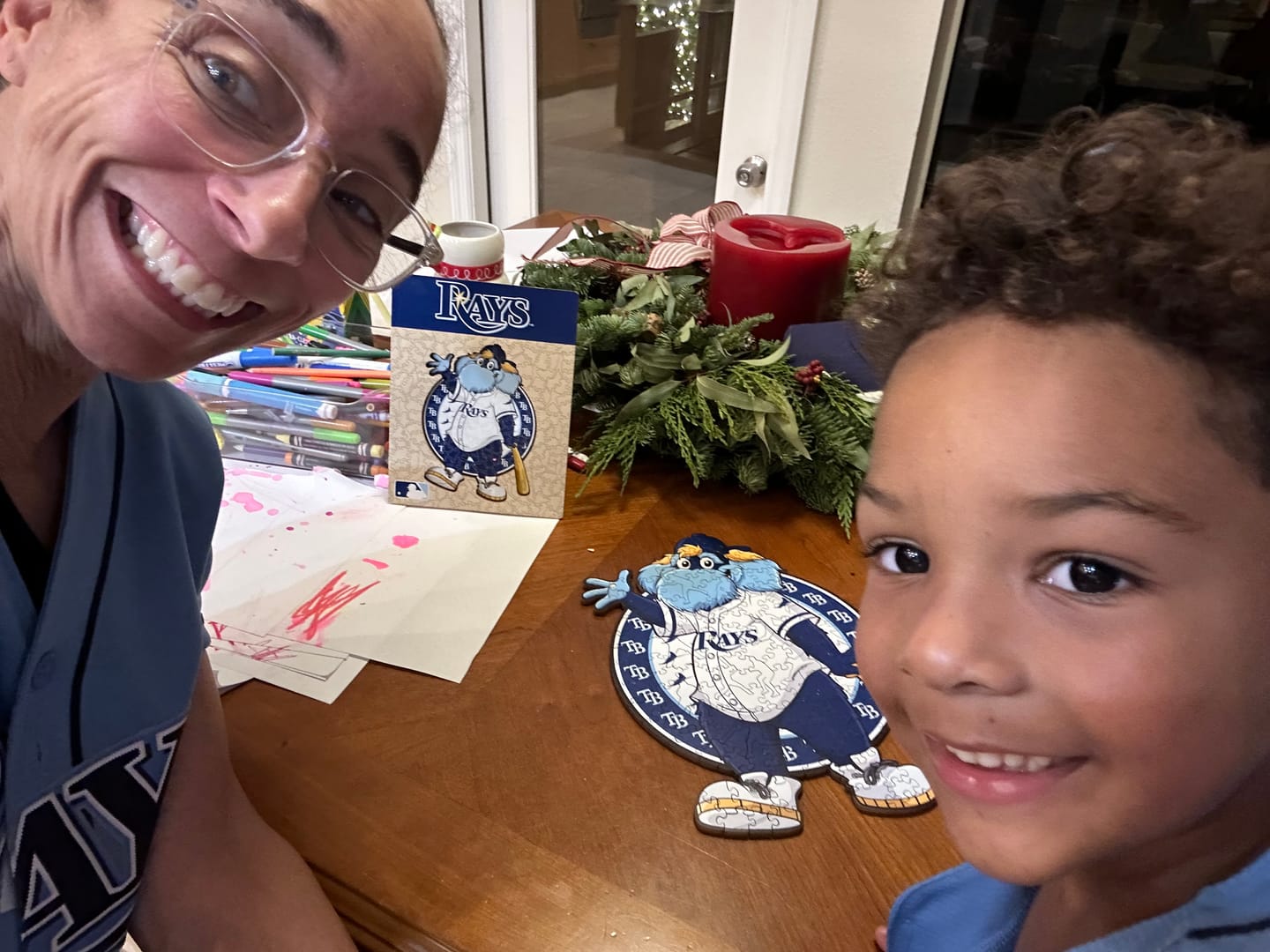 Customer photo review of Tampa Bay Rays™ Mascot - Wooden Puzzle