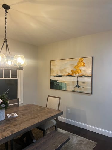 Customer review photo for COLORFUL PAINTING #CA119