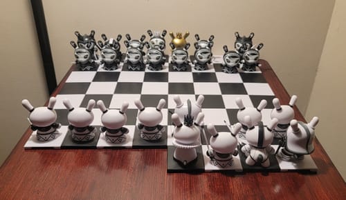 Customer photo review of Shah Mat Mini Dunny Chess Series by Otto Bjornik x Kidrobot Full Display Case Contains 8 Blind Boxes