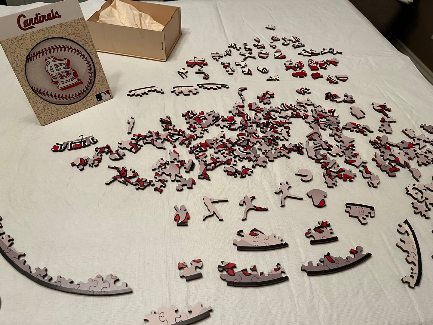 Customer photo review of St. Louis Cardinals™ - Wooden Puzzle