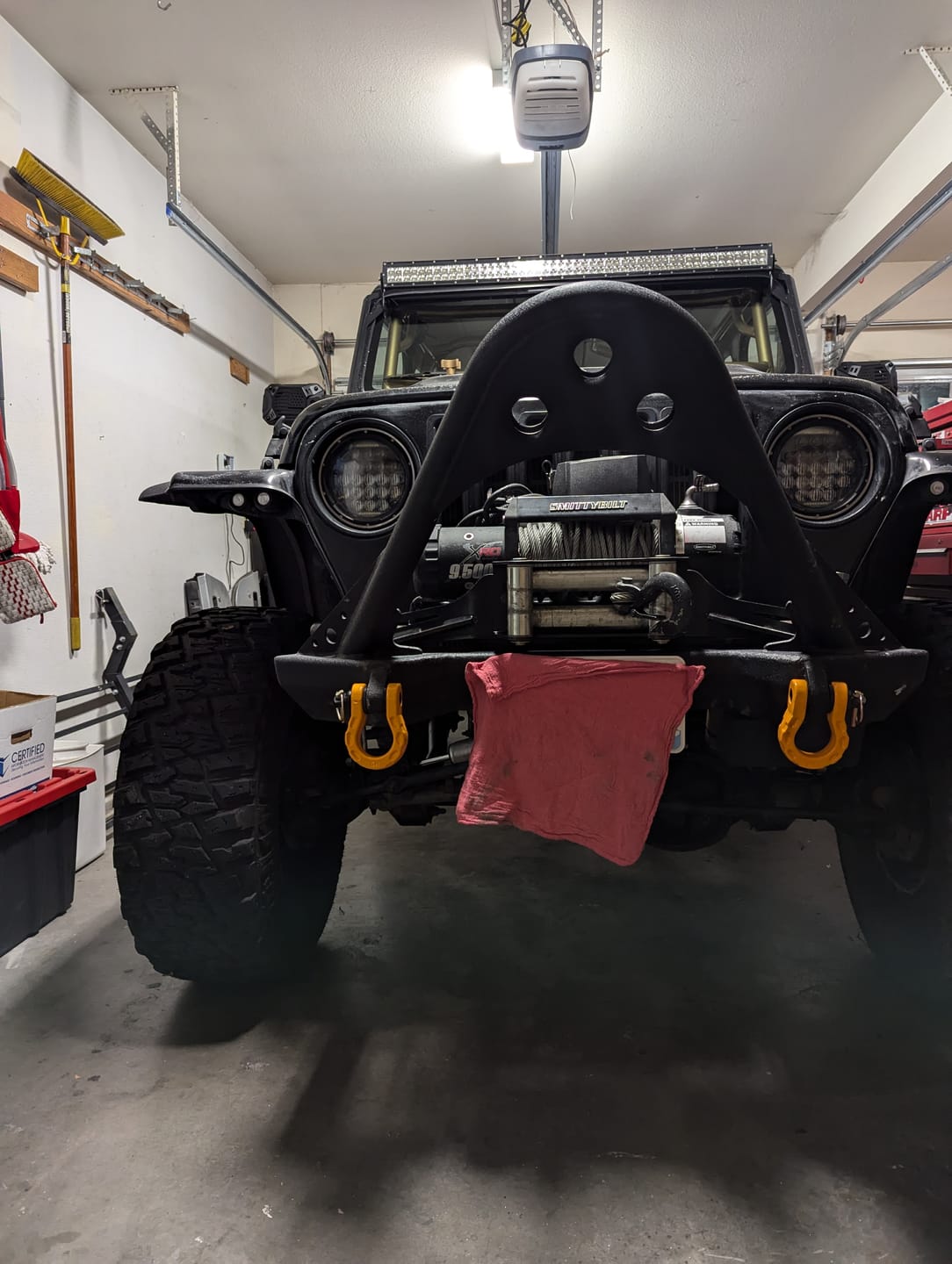 Customer photo review of Mega Shackles ® - Orange (2PK) | Forged Carbon Steel | 68,000 lbs MBS (16,000 lbs WLL) | Off-Road Recovery Anchor Points