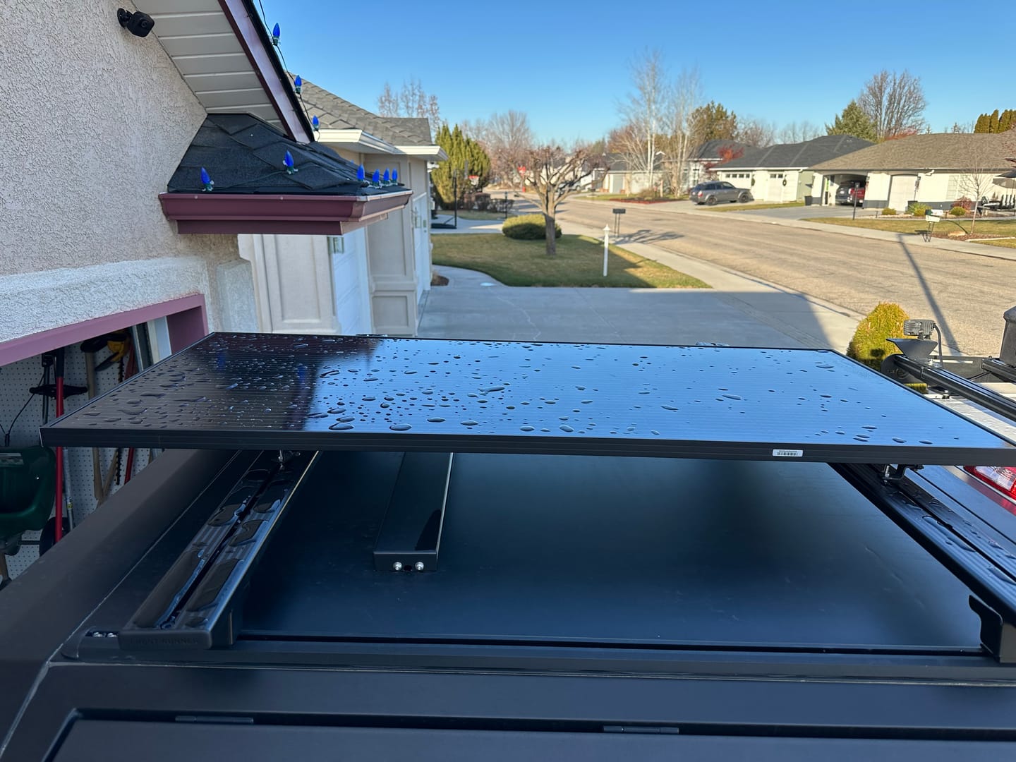 Customer photo review of MEGA 200 | 200 Watt Solar Panel | Premier 12V Off-Grid Solar Panel for RVs Cabins, Boats | 25-Year Output Warranty | UL Certified