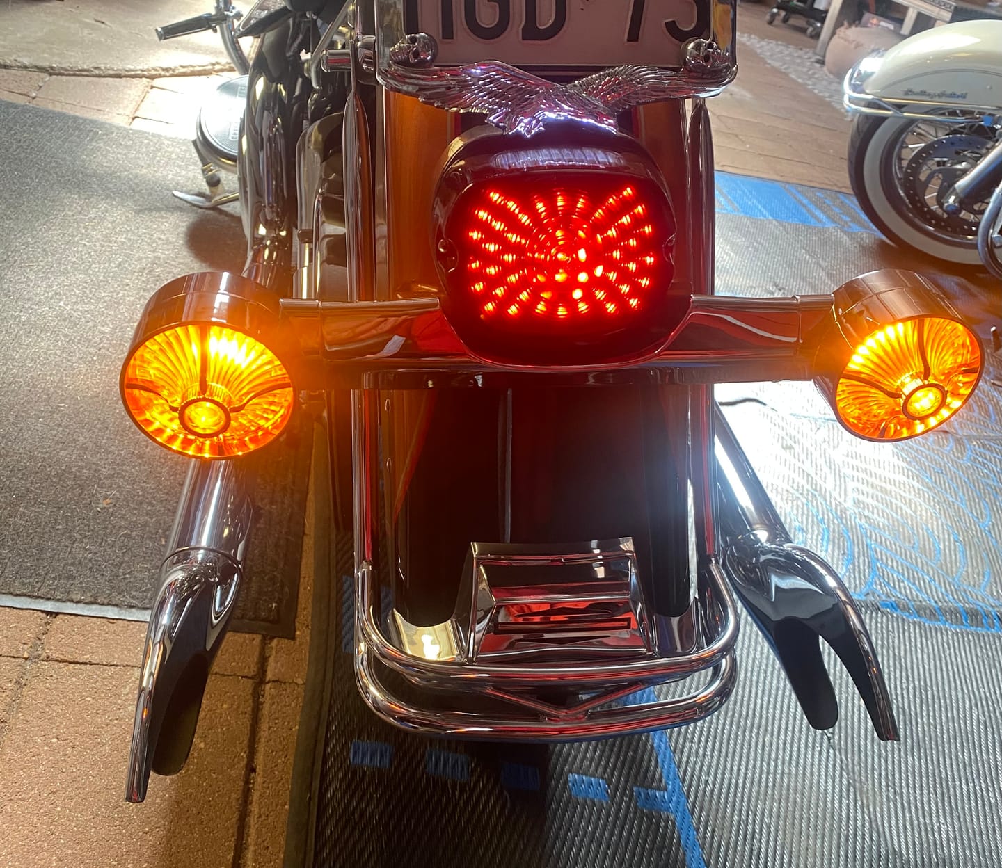 Customer photo review of Harley Davidson Turn Signal Lenses - Clip in Style