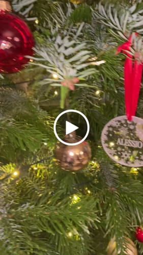 Customer video review of Weihnachtsdeko mit Schneeflocken