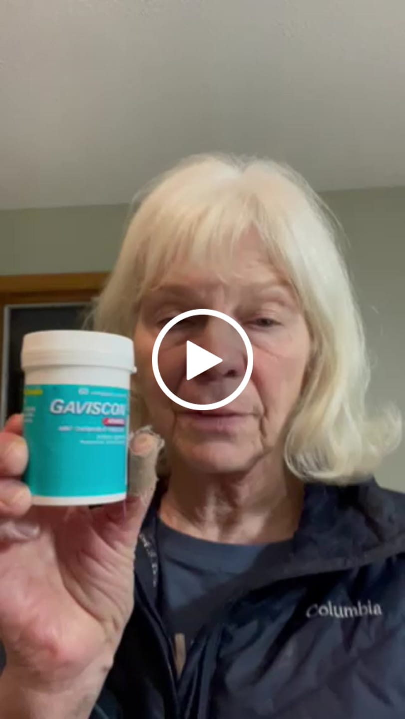 Customer video review of Gaviscon Advance Mint Chewable Tablets 60 Tablets