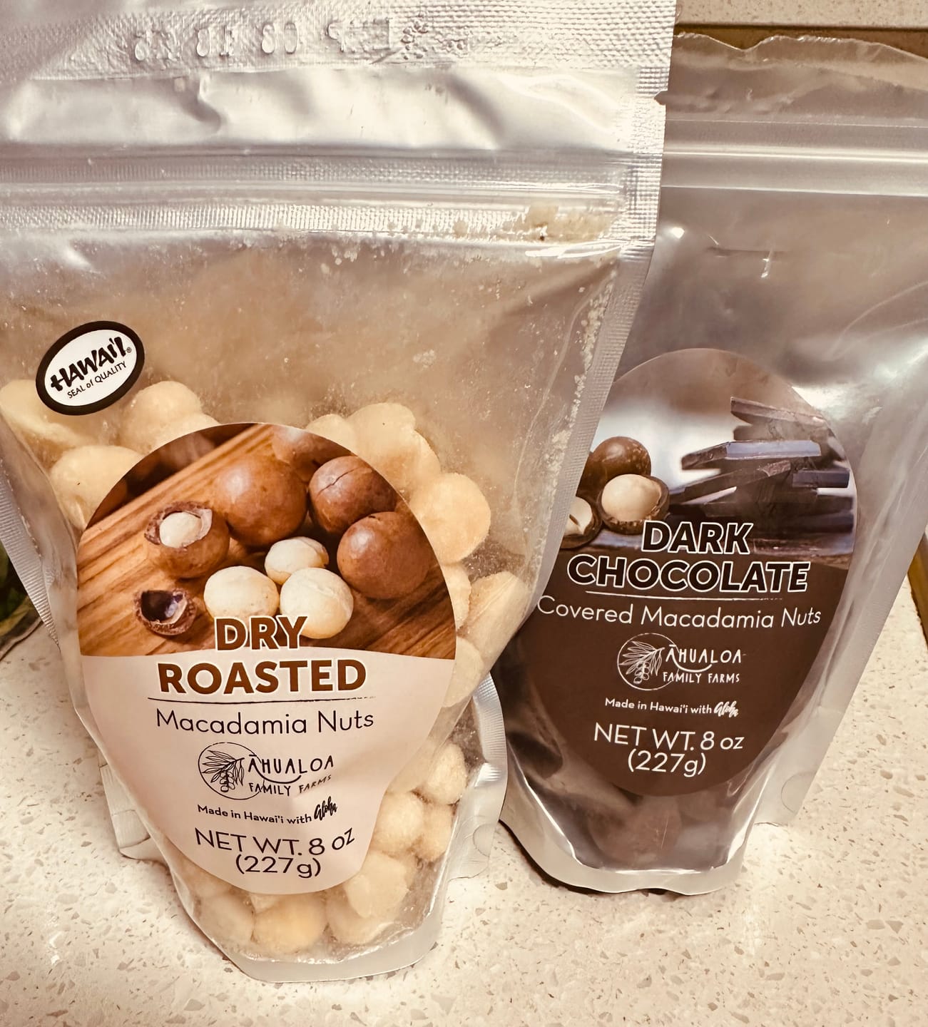 Customer photo review of Dark Chocolate Macadamia Nuts