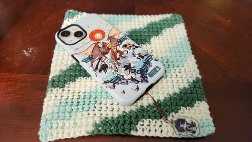 Customer photo review of Side Quest iPhone Case