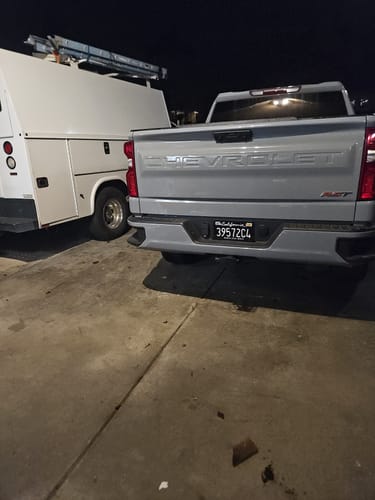 Customer photo review of 2011-2022 CALIFORNIA LICENSE PLATE DMV.CA.GOV - BLACK WITH WHITE TEXT 6"x12" (156.5mm x 305mm)