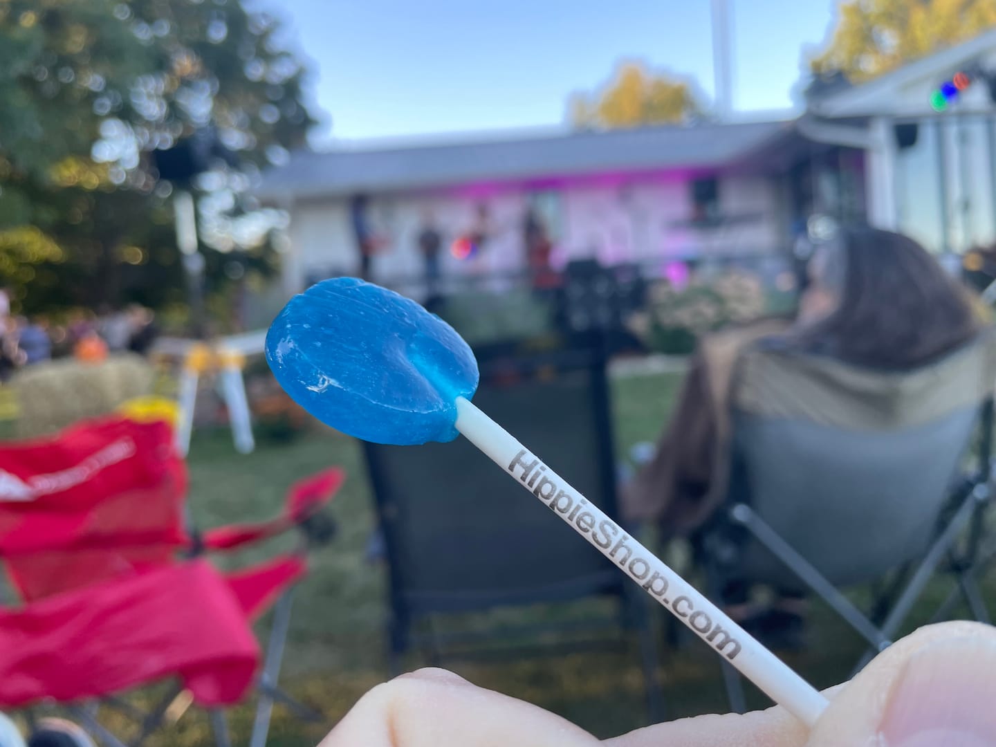 Customer photo review of Hippie Shop Peace Pop Lollipops