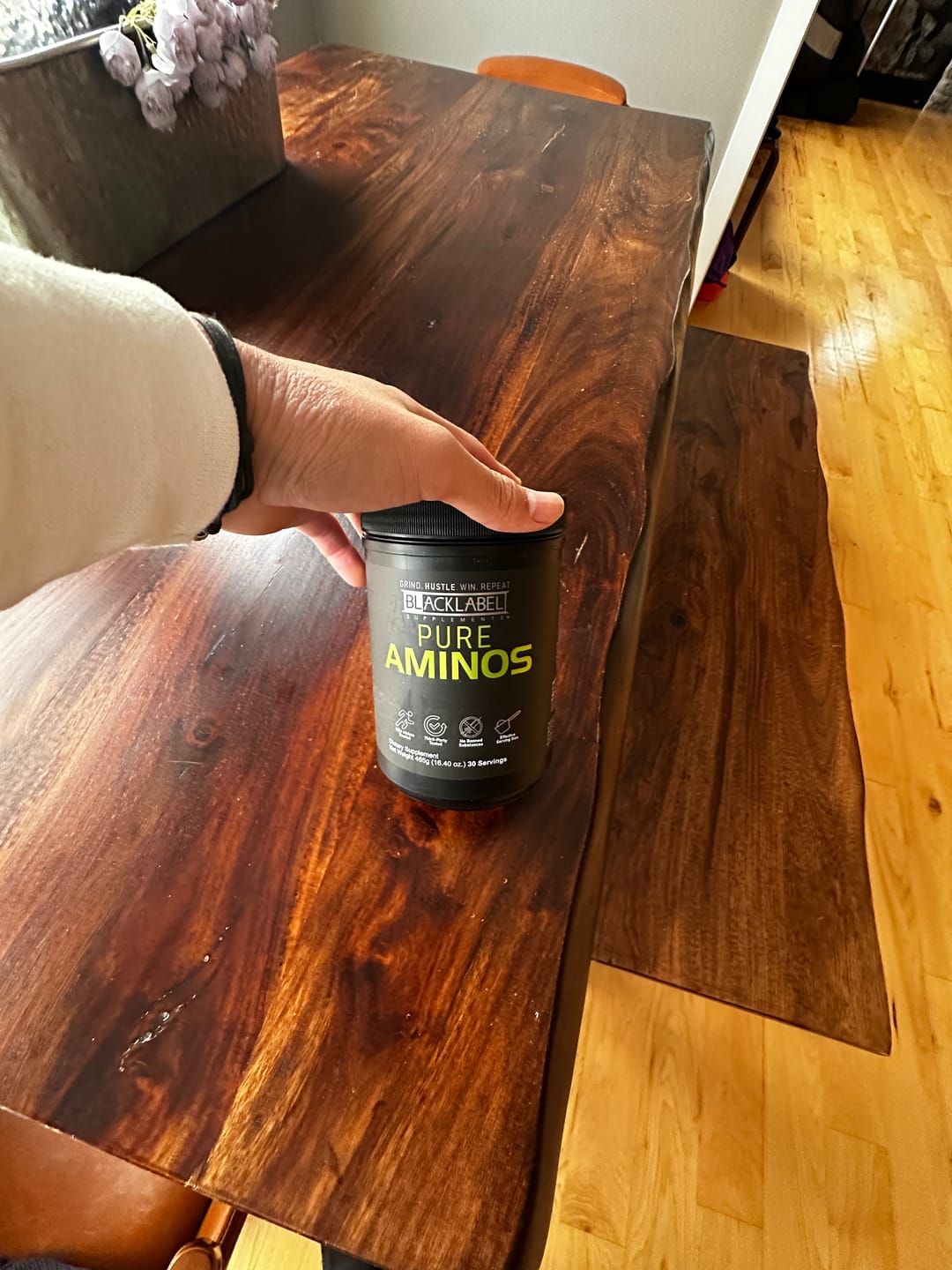 Customer photo review of PURE AMINOS