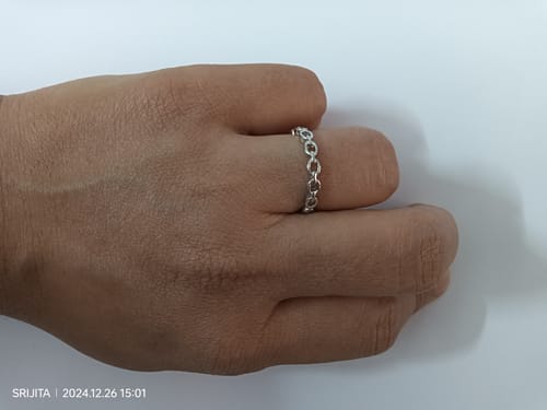 undefined review of Silver Chainlinks Ring image 1 out of 1