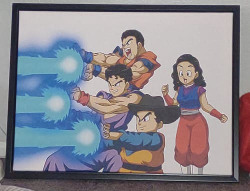 Customer photo review of Animefy Me Canvas