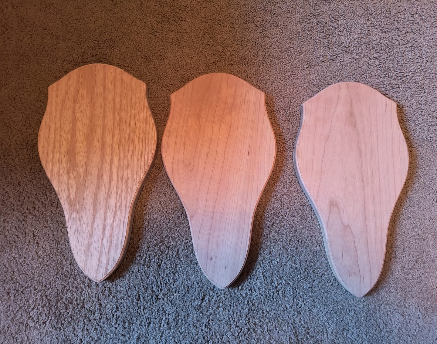 Customer photo review of Award / Taxidermy Mount Plaque Style 4 (Euro Deer) - Acrylic Router Template