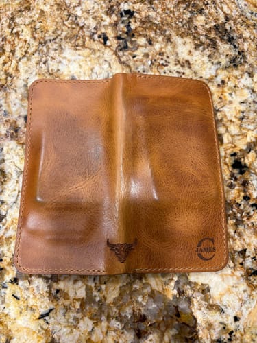 Customer photo review of The Houstonian Long Wallet