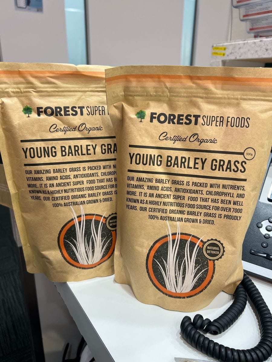 Customer photo review of Certified Organic Australian Barley Grass