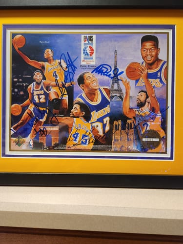 Customer photo review of Magic Johnson Autograph Signing