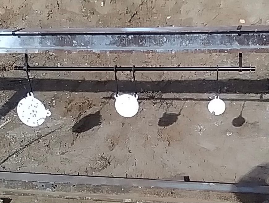 Customer photo review of AR500 Hanging Gongs