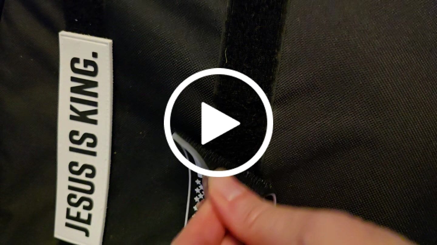 Customer video review of Velcro Patch