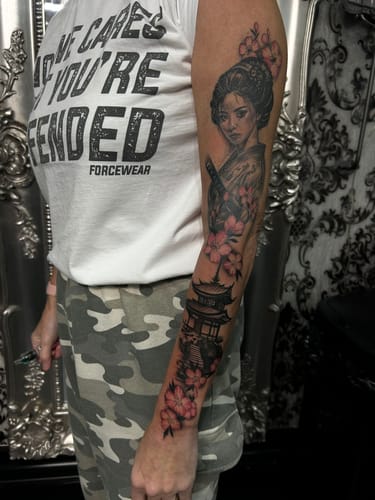 Customer photo review of TattooNumbx Numbing Cream
