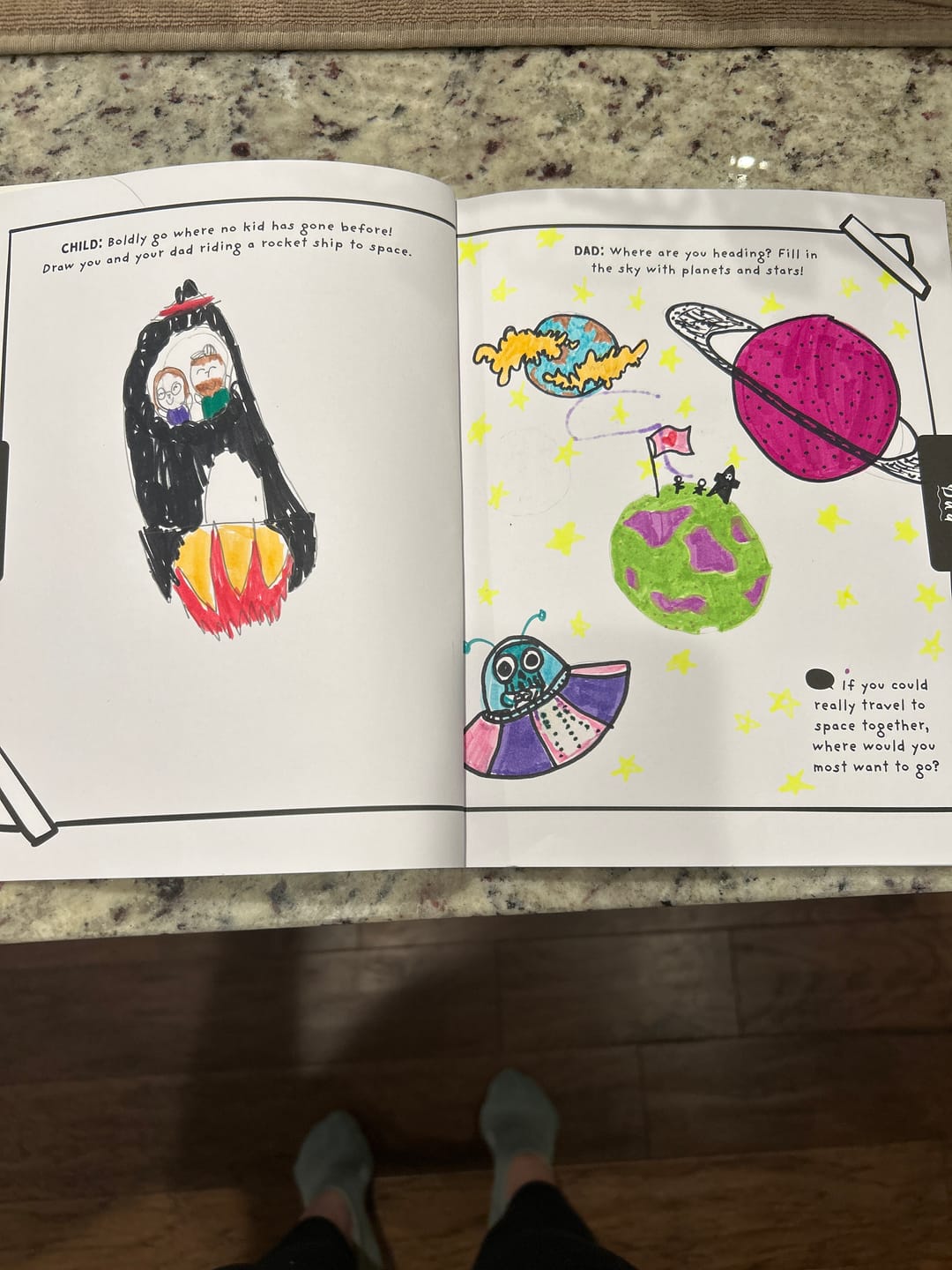 Customer photo review of Draw With Dad!