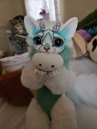 Customer photo review of Mint ring-tailed cat