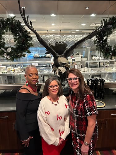 Customer photo review of Ho Ho Ho Festive Sweater