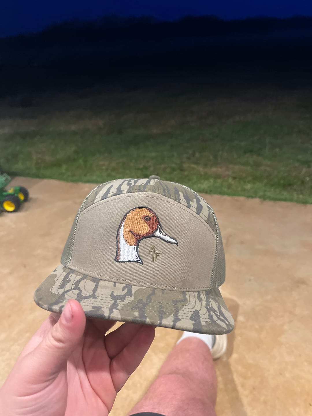 Customer photo review of Pintail Duck Head — 7 Panel Bottomland (SHIPS ~ DEC 7th)